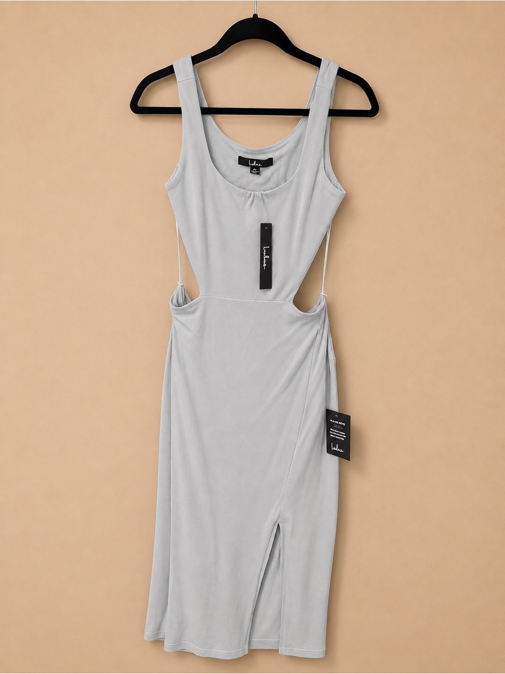 Lulu’s How I Feel Cutout Bodycon Midi Dress NWT in sage blue size S